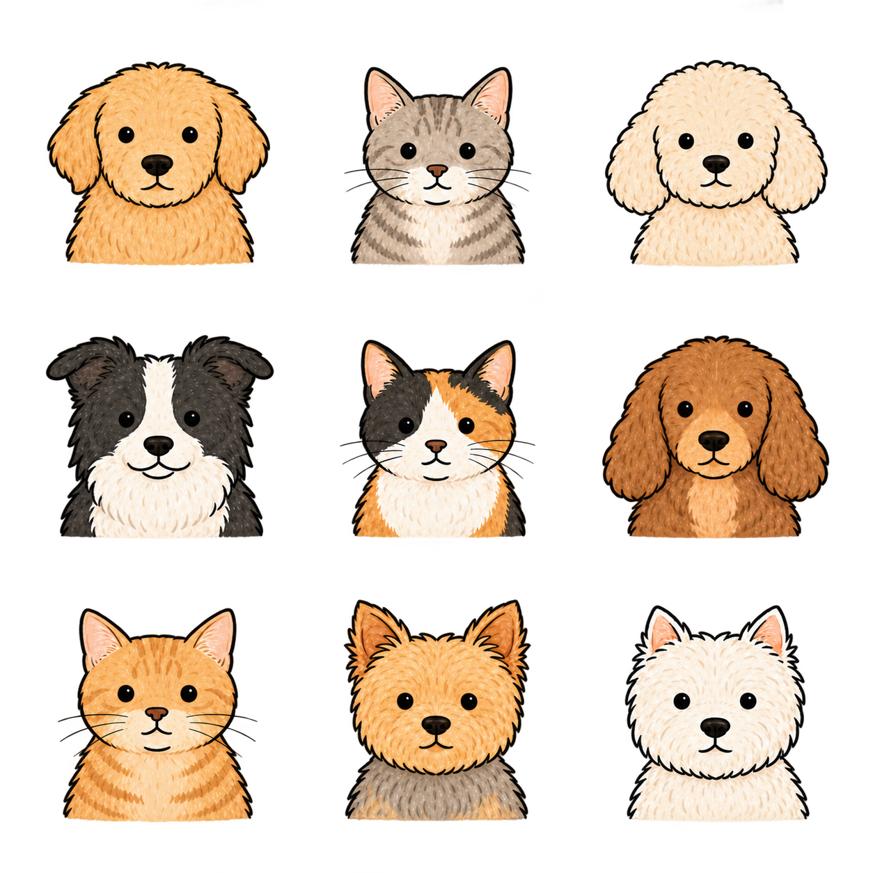 An illustrated portrait of Maple